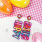 PREORDER: Happy Easter Sequin Dangle Earrings