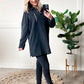 Sweatshirt Tunic In Costal Black 11.21