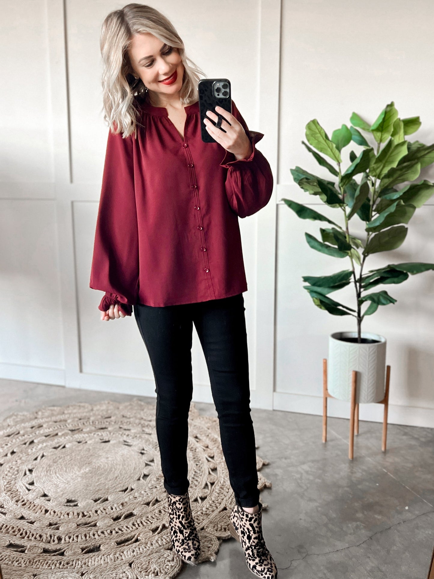 Tummy Control Classic Skinny Black Judy Blue Jeans