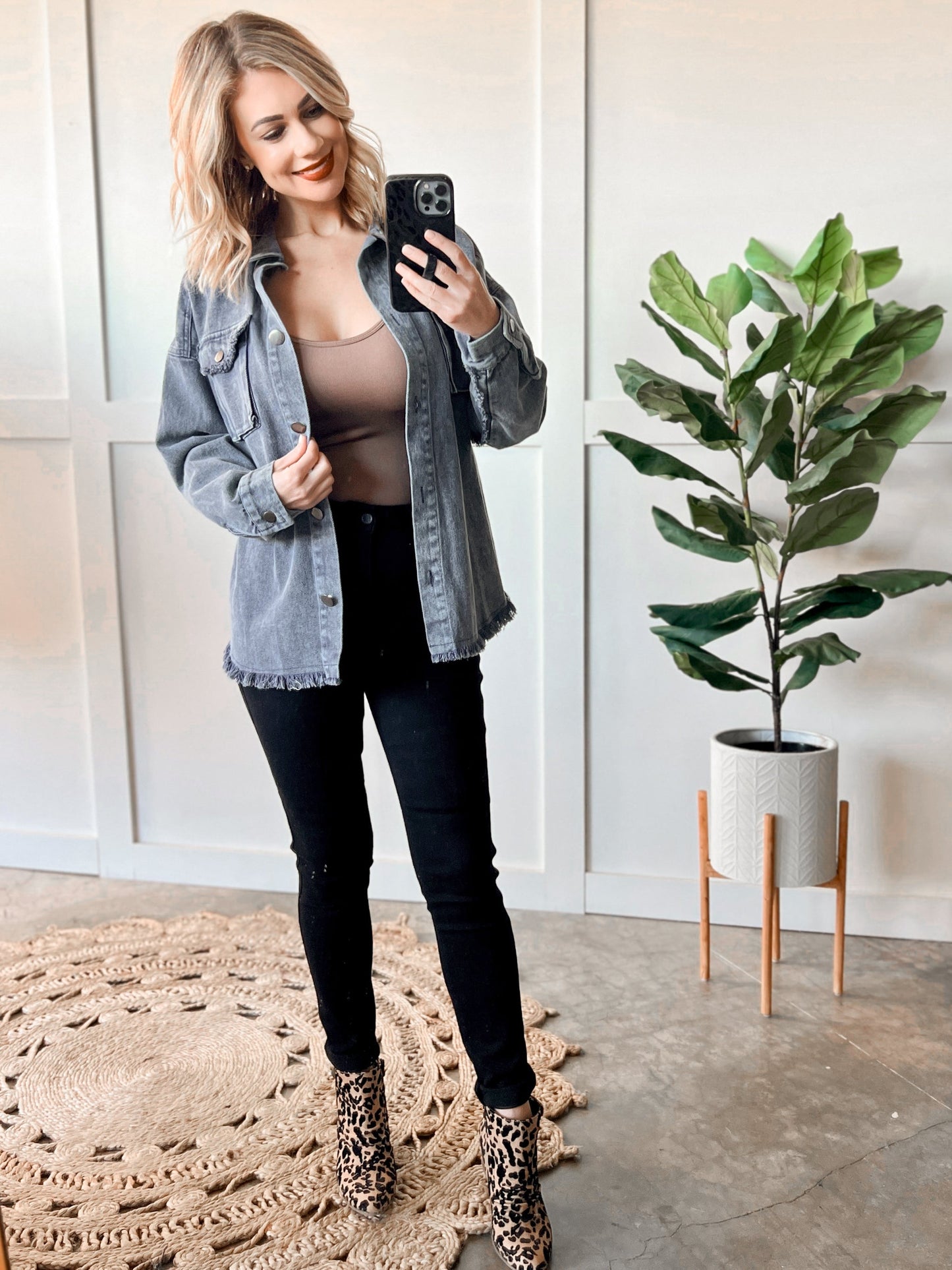 Tummy Control Classic Skinny Black Judy Blue Jeans