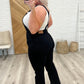 Judy Blue Imogene Tummy Control Retro Flare Overalls in Black