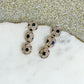 PREORDER: Sporty Rhinestone Trio Dangle Earrings in Assorted Styles