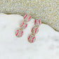 PREORDER: Sporty Rhinestone Trio Dangle Earrings in Assorted Styles
