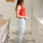 Judy Blue Super Light Destroyed Boyfriend Jeans