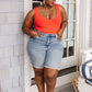 Hi-Rise Cut Off Bermudas