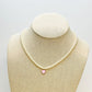 PREORDER: Pearl Bead Heart Charm Necklaces in Two Colors