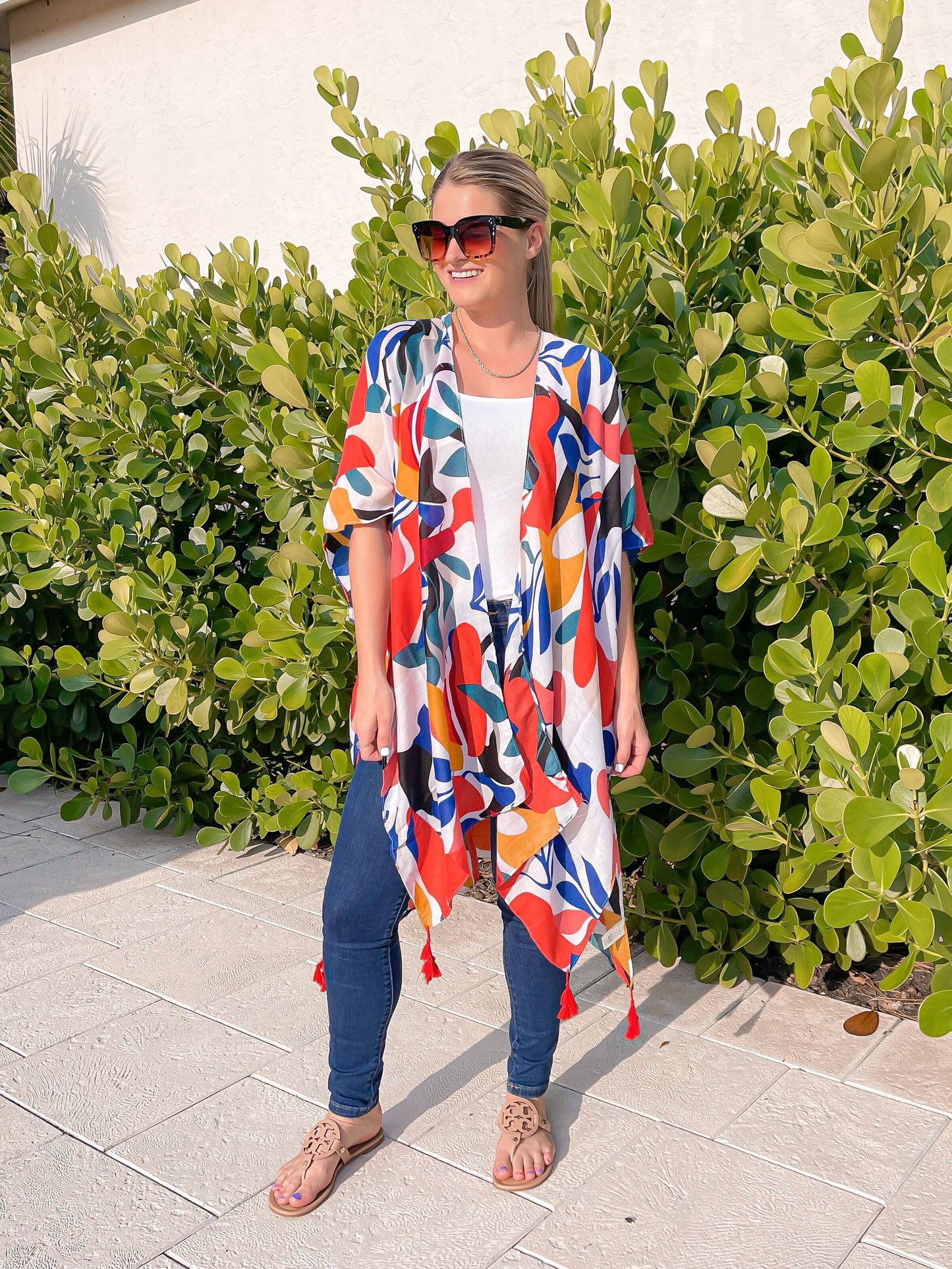 PREORDER: Leaf Print Kimono in Two Colors