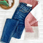 Color Block Knit Sweater In Mauve, Taupe & White