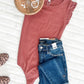 Sleeveless Ruffle Bodysuit In Dusty Mauve