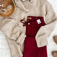 Scarlet Denim Cuffed Joggers By Judy Blue Jeans