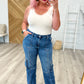 Judy Blue High Rise Wide Leg Cargo Jeans
