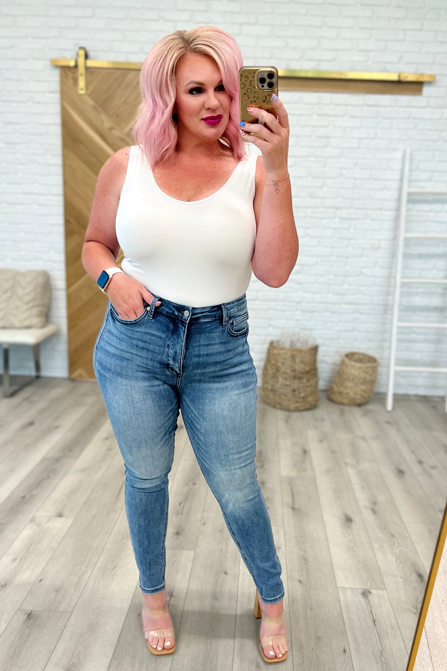 Judy Blue High Rise Tummy Control Vintage Skinny Jeans