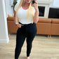 Judy Blue High Rise Tummy Control Classic Skinny Jeans in Black