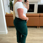 Judy Blue High Rise Tummy Control Wide Leg Crop Jeans in Teal