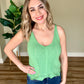 Knit Sleeveless Top In Sea Green