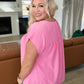 Airflow Babydoll Top in Pink Cosmos