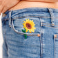 Judy Blue Sunflower Embroidery Jeans