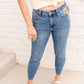 Judy Blue Sunflower Embroidery Jeans