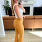 Judy Blue High Rise Tummy Control Flare Jeans in Marigold
