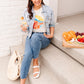 Judy Blue Sunflower Embroidery Jeans