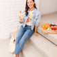 Judy Blue Sunflower Embroidery Jeans