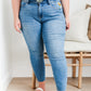 Judy Blue Sunflower Embroidery Jeans