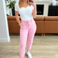 Judy Blue High Rise Garment Dyed Denim Jogger