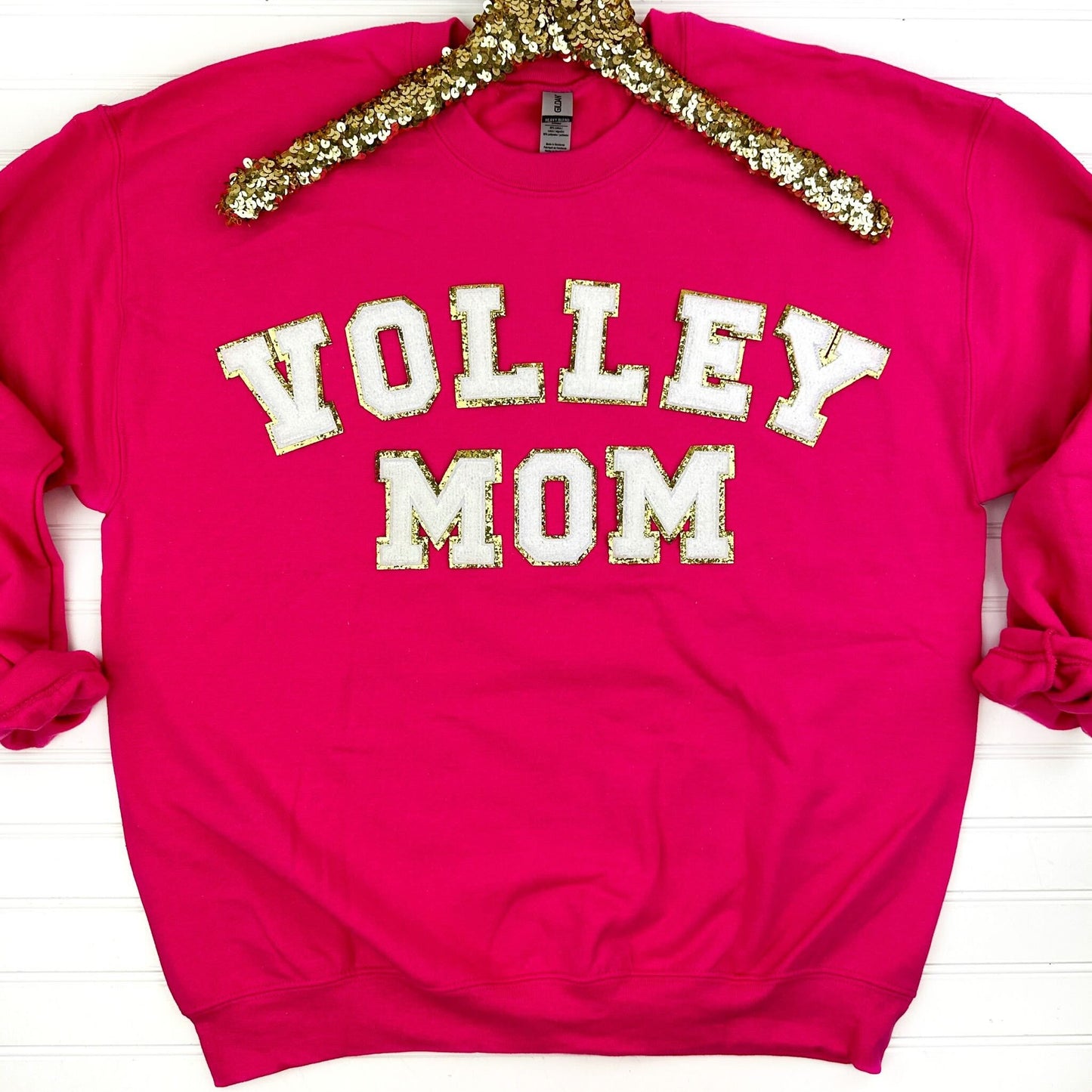PREORDER: Volleyball Mom Chenille Patch Sweatshirt