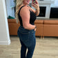 Judy Blue High Rise Release Hem Slim Jeans