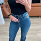 Pippa High Rise Button Fly Straight Jeans