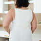 Take U There Tank In White