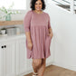 Weekender Dress In Mauve
