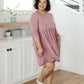 Weekender Dress In Mauve
