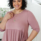 Weekender Dress In Mauve