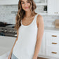 Take U There Tank In White