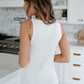 Take U There Tank In White