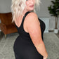 Ribbed V-Neck Bodysuit