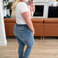 Judy Blue Mid Rise Cuffed Skinny Capri Jeans