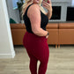 Judy Blue High Rise Tummy Control Skinny Jeans in Scarlet