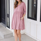 Weekender Dress In Mauve