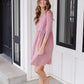 Weekender Dress In Mauve