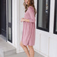 Weekender Dress In Mauve