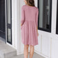 Weekender Dress In Mauve