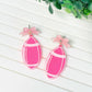 PREORDER: Football Bow Drop Earrings in Two Colors