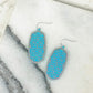 PREORDER: Metal Acrylic Quatrefoil Dangle Earrings in Two Colors
