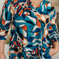 I Think Different Top in Abstract Teal