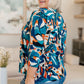 I Think Different Top in Abstract Teal
