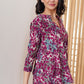 I Think Different Top in Abstract Magenta
