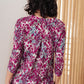 I Think Different Top in Abstract Magenta