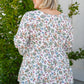 I Think I Can V-Neck Floral Top